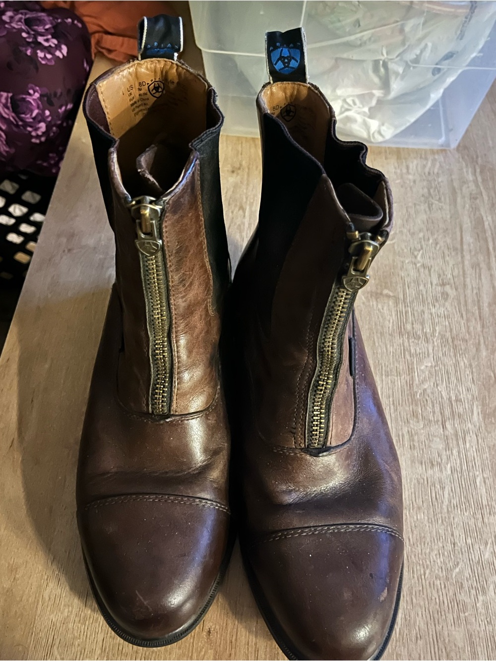 Ariat Women's Heritage IV Zip Paddock boots size 8